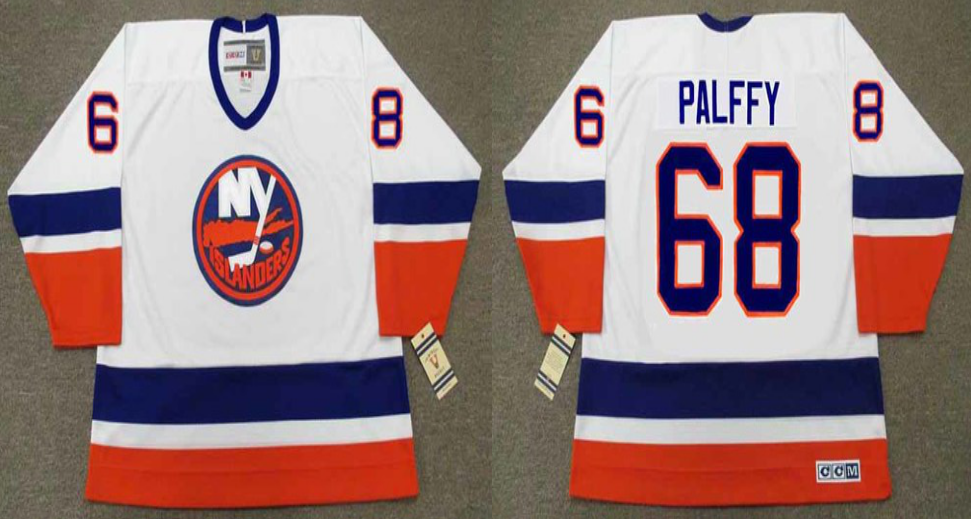 2019 Men New York Islanders 68 Palffy white CCM NHL jersey